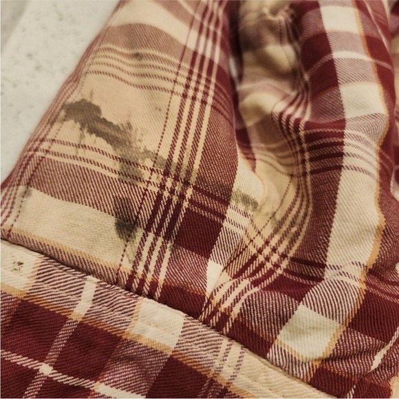 Vintage Big Mac Flannel Quilt Lined Pearl Snap Shacket Shirt Jacket Mens 2XLT - Picture 10 of 14